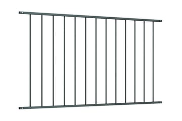 Gjerdepanel pulverlakkert stål 1,7x1 m antrasitt - Hus & oppussing - Innsynsbeskyttelse & innhegning - Gjerde
