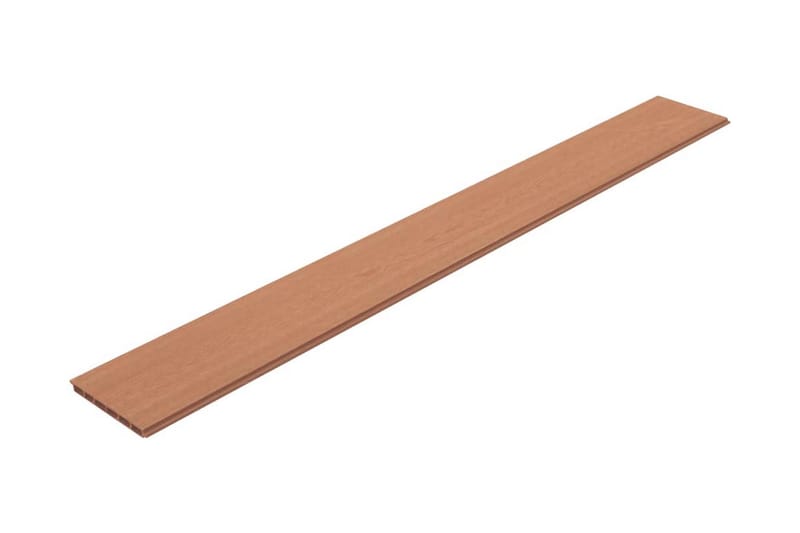 Gjerdepaneler 9 stk WPC 170 cm brun - Hus & oppussing - Innsynsbeskyttelse & innhegning - Gjerde
