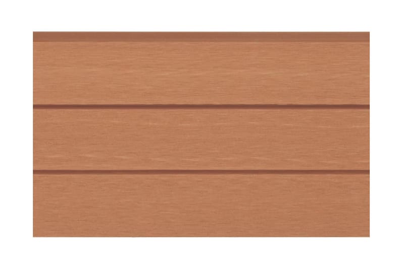 Gjerdepaneler 9 stk WPC 170 cm brun - Hus & oppussing - Innsynsbeskyttelse & innhegning - Gjerde