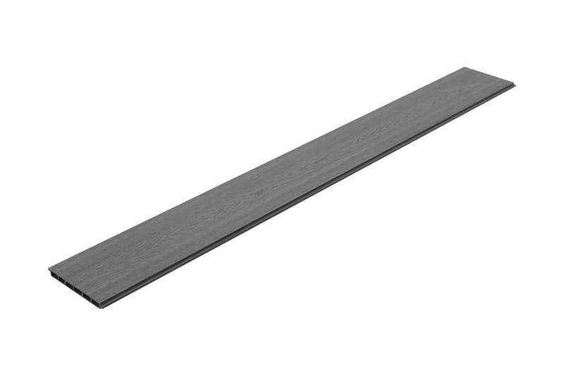 Gjerdepaneler 9 stk WPC 170 cm grå - Hus & oppussing - Innsynsbeskyttelse & innhegning - Gjerde