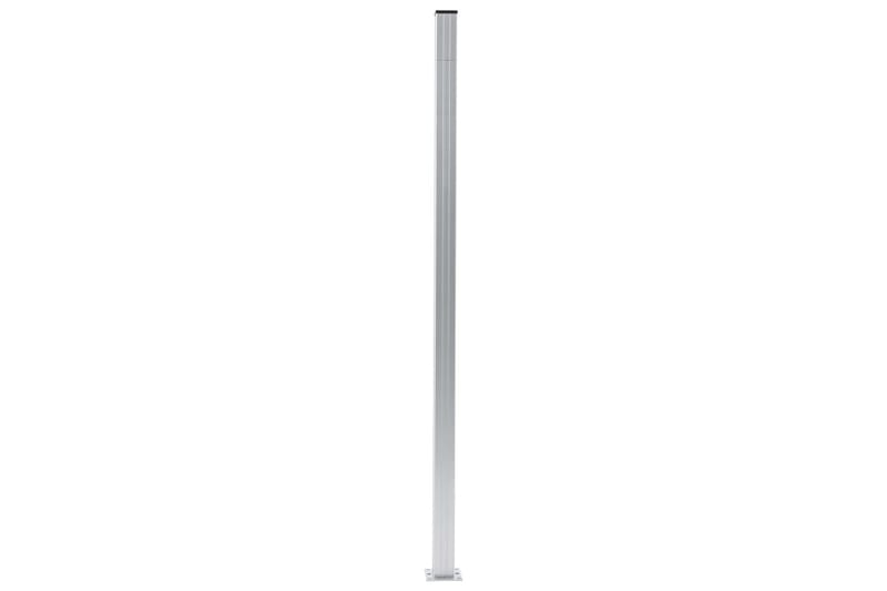 Gjerdestolper 2 stk aluminium 185 cm - Hus & oppussing - Innsynsbeskyttelse & innhegning - Gjerde