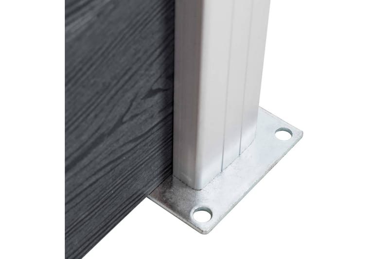 Gjerdestolper 2 stk aluminium 185 cm - Hus & oppussing - Innsynsbeskyttelse & innhegning - Gjerde