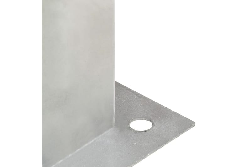 Stolpeankere 4 stk galvanisert metall 101 mm - Hus & oppussing - Innsynsbeskyttelse & innhegning - Gjerde