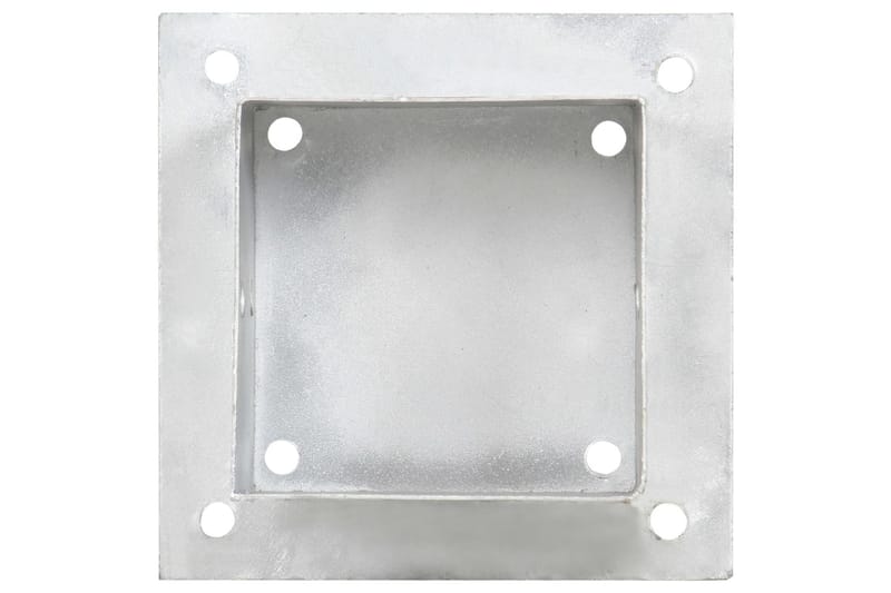 Stolpeankere 4 stk galvanisert metall 121 mm - Hus & oppussing - Innsynsbeskyttelse & innhegning - Gjerde