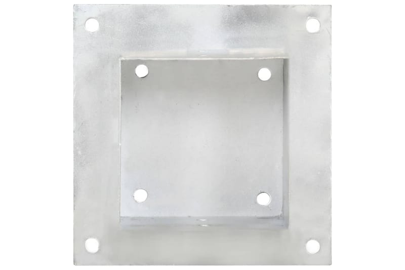 Stolpeankere 4 stk galvanisert metall 141 mm - Hus & oppussing - Innsynsbeskyttelse & innhegning - Gjerde