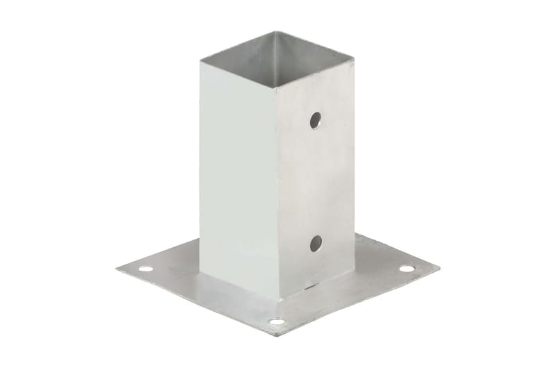 Stolpeankere 4 stk galvanisert metall 71 mm - Hus & oppussing - Innsynsbeskyttelse & innhegning - Gjerde