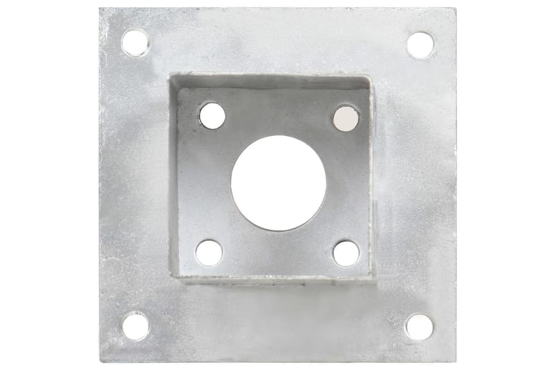 Stolpeankere 4 stk galvanisert metall 71 mm - Hus & oppussing - Innsynsbeskyttelse & innhegning - Gjerde