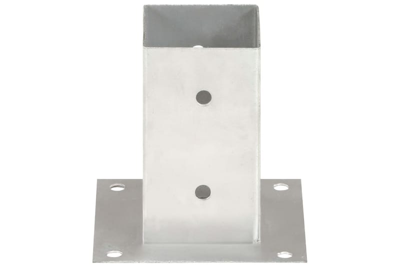 Stolpeankere 4 stk galvanisert metall 81 mm - Hus & oppussing - Innsynsbeskyttelse & innhegning - Gjerde