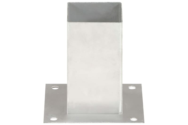 Stolpeankere 4 stk galvanisert metall 81 mm - Hus & oppussing - Innsynsbeskyttelse & innhegning - Gjerde