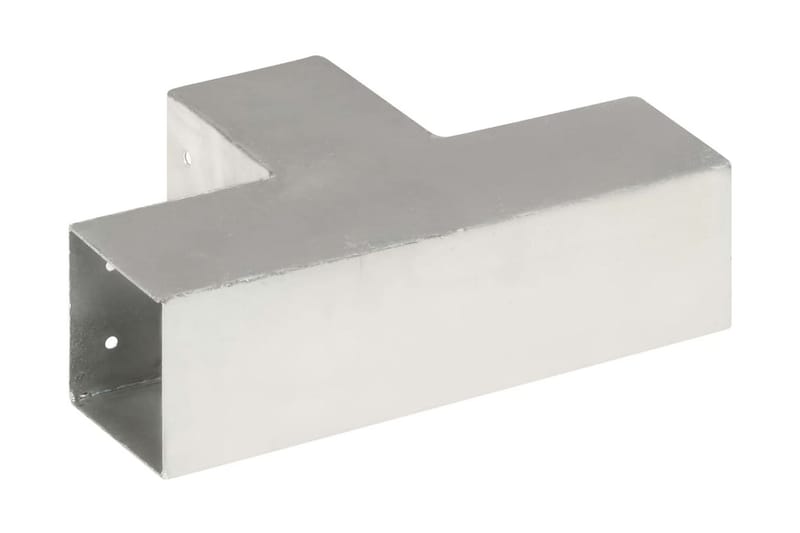 Stolpesko 4 stk T-form galvanisert metall 81x81 mm - Hus & oppussing - Innsynsbeskyttelse & innhegning - Gjerde