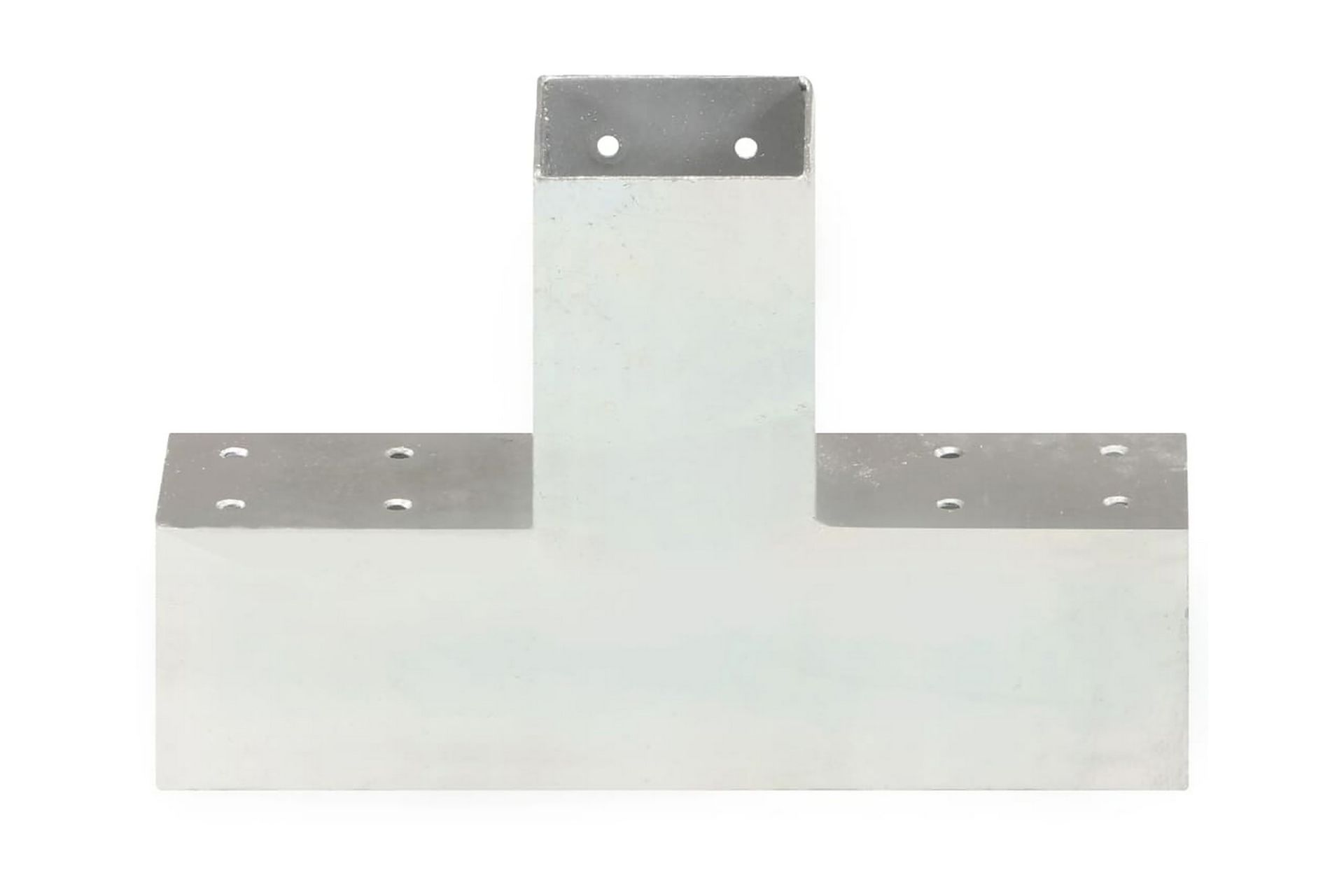 Stolpesko 4 stk X-form galvanisert metall 71x71 mm - Hus & oppussing - Innsynsbeskyttelse & innhegning - Gjerde