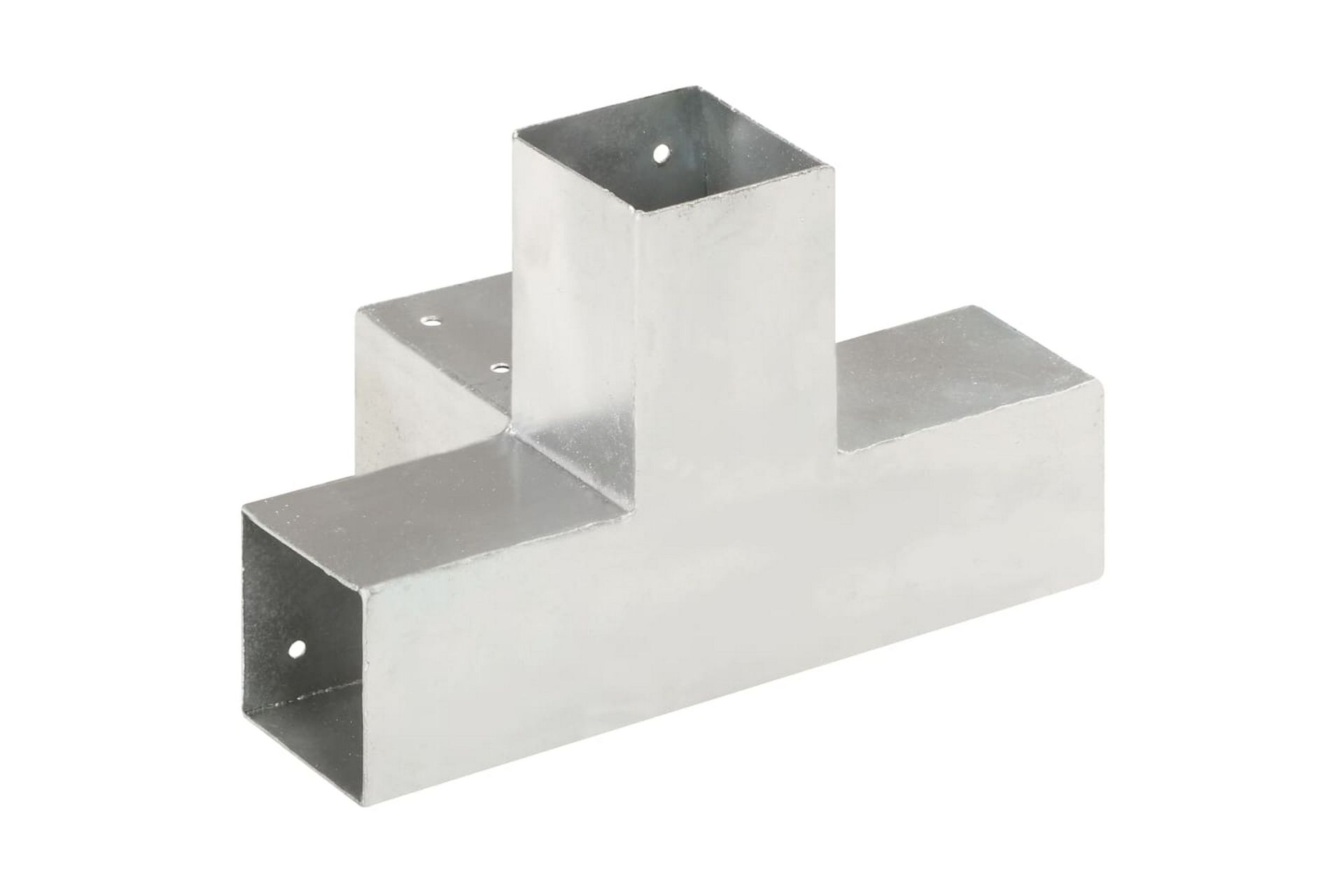 Stolpesko 4 stk X-form galvanisert metall 71x71 mm - Hus & oppussing - Innsynsbeskyttelse & innhegning - Gjerde