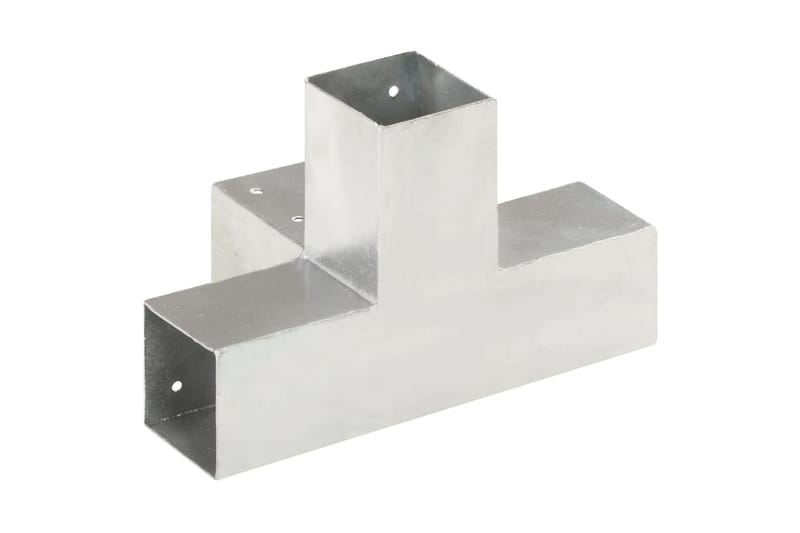 Stolpesko 4 stk X-form galvanisert metall 71x71 mm - Hus & oppussing - Innsynsbeskyttelse & innhegning - Gjerde
