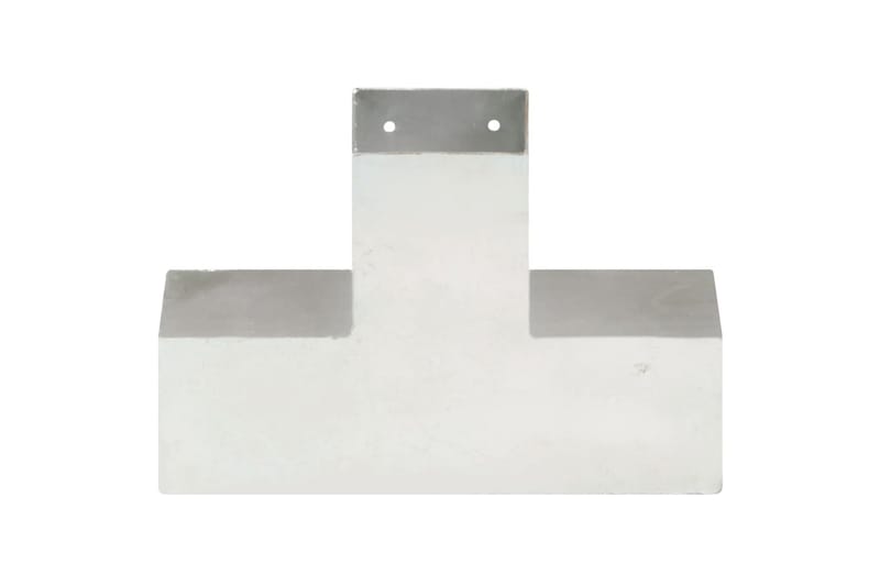 Stolpesko 4 stk X-form galvanisert metall 91x91 mm - Hus & oppussing - Innsynsbeskyttelse & innhegning - Gjerde