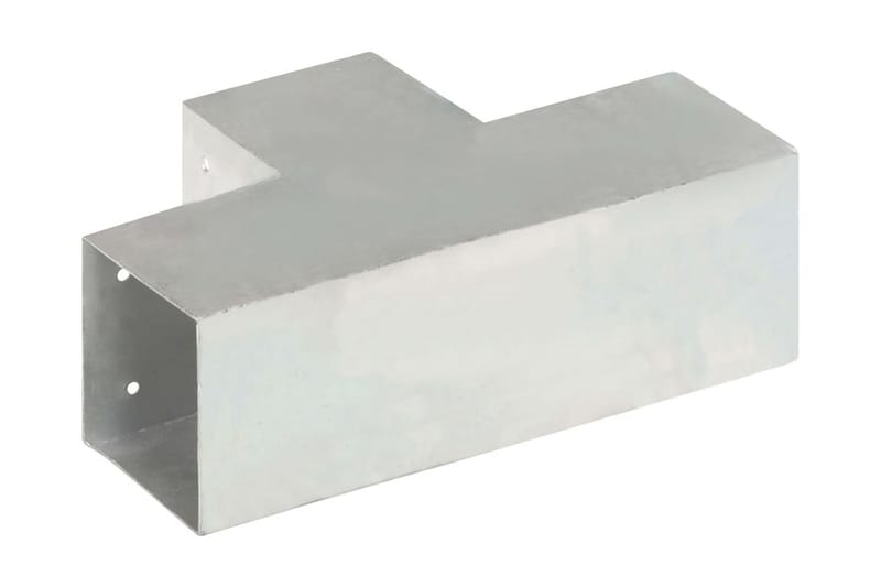 Stolpesko T-form galvanisert metall 101x101 mm - Hus & oppussing - Innsynsbeskyttelse & innhegning - Gjerde