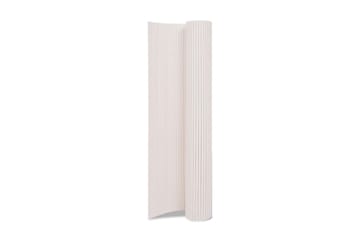 Dobbelsidet hagegjerde 90x300 cm hvit - Hus & oppussing - Innsynsbeskyttelse & innhegning - Gjerde