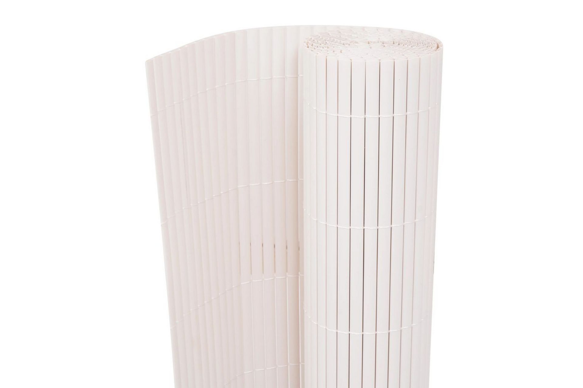 Dobbelsidet hagegjerde 90x300 cm hvit - Hus & oppussing - Innsynsbeskyttelse & innhegning - Gjerde