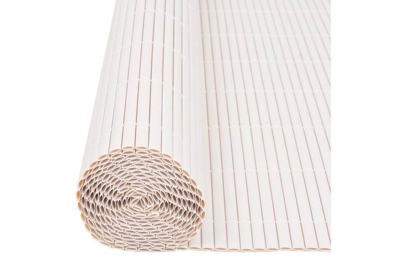 Dobbelsidet hagegjerde 90x300 cm hvit - Hus & oppussing - Innsynsbeskyttelse & innhegning - Gjerde