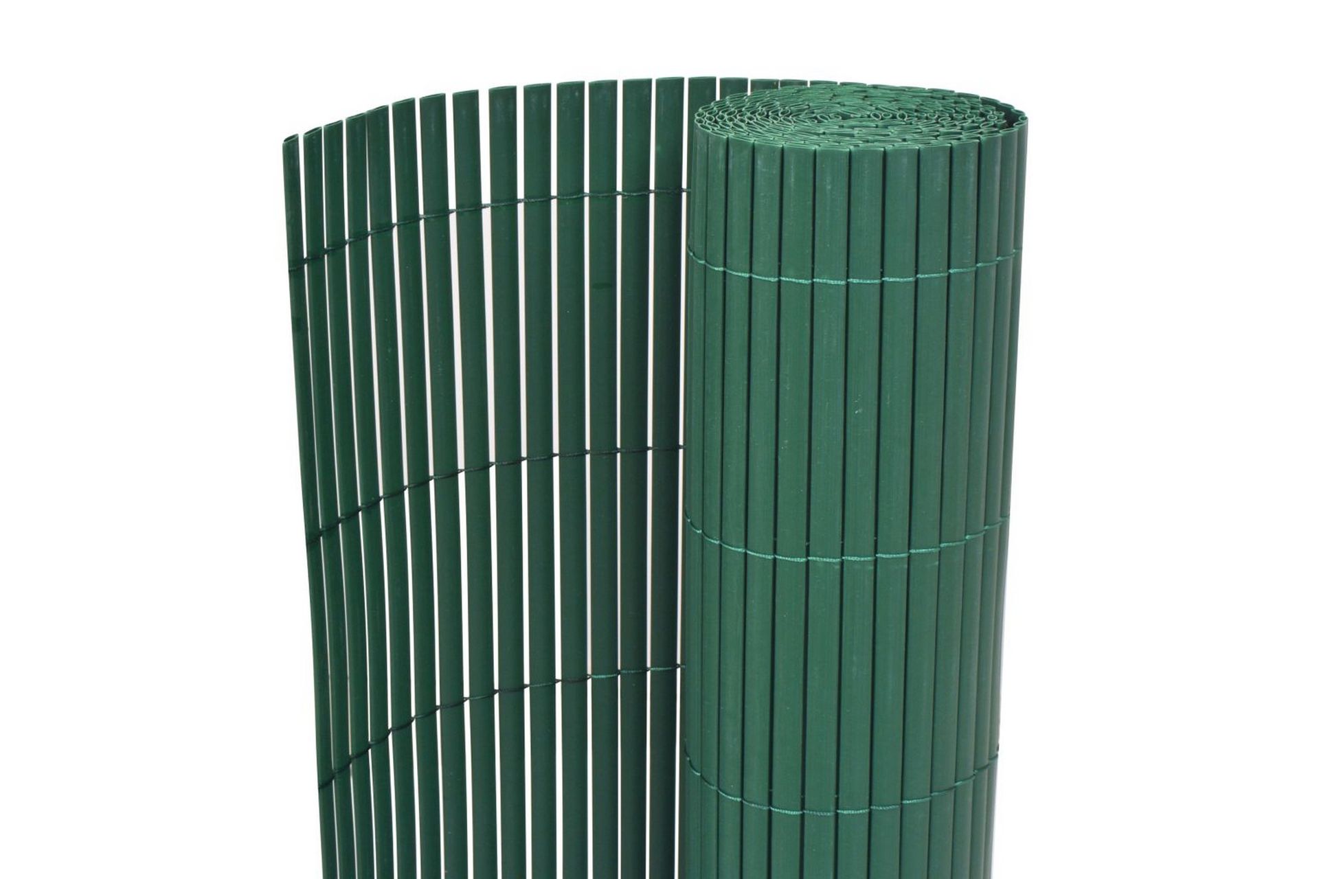 Dobbelsidet hagegjerde PVC 90x500 cm grønn - Hus & oppussing - Innsynsbeskyttelse & innhegning - Gjerde