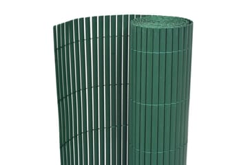 Dobbelsidet hagegjerde PVC 90x500 cm grønn - Hus & oppussing - Innsynsbeskyttelse & innhegning - Gjerde