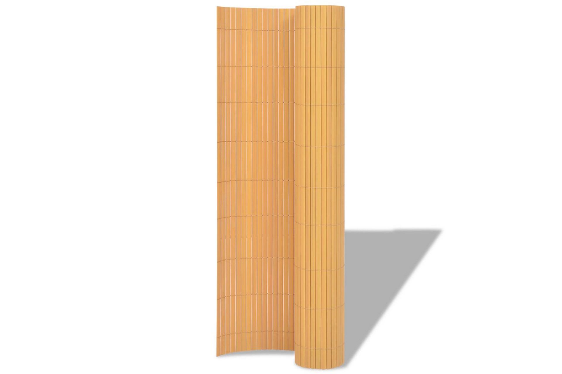 Dobbelsidet hagegjerde PVC 90x300 cm gul - Hus & oppussing - Innsynsbeskyttelse & innhegning - Gjerde