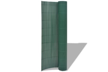 Dobbelsidet hagegjerde PVC 90x500 cm grønn - Hus & oppussing - Innsynsbeskyttelse & innhegning - Gjerde