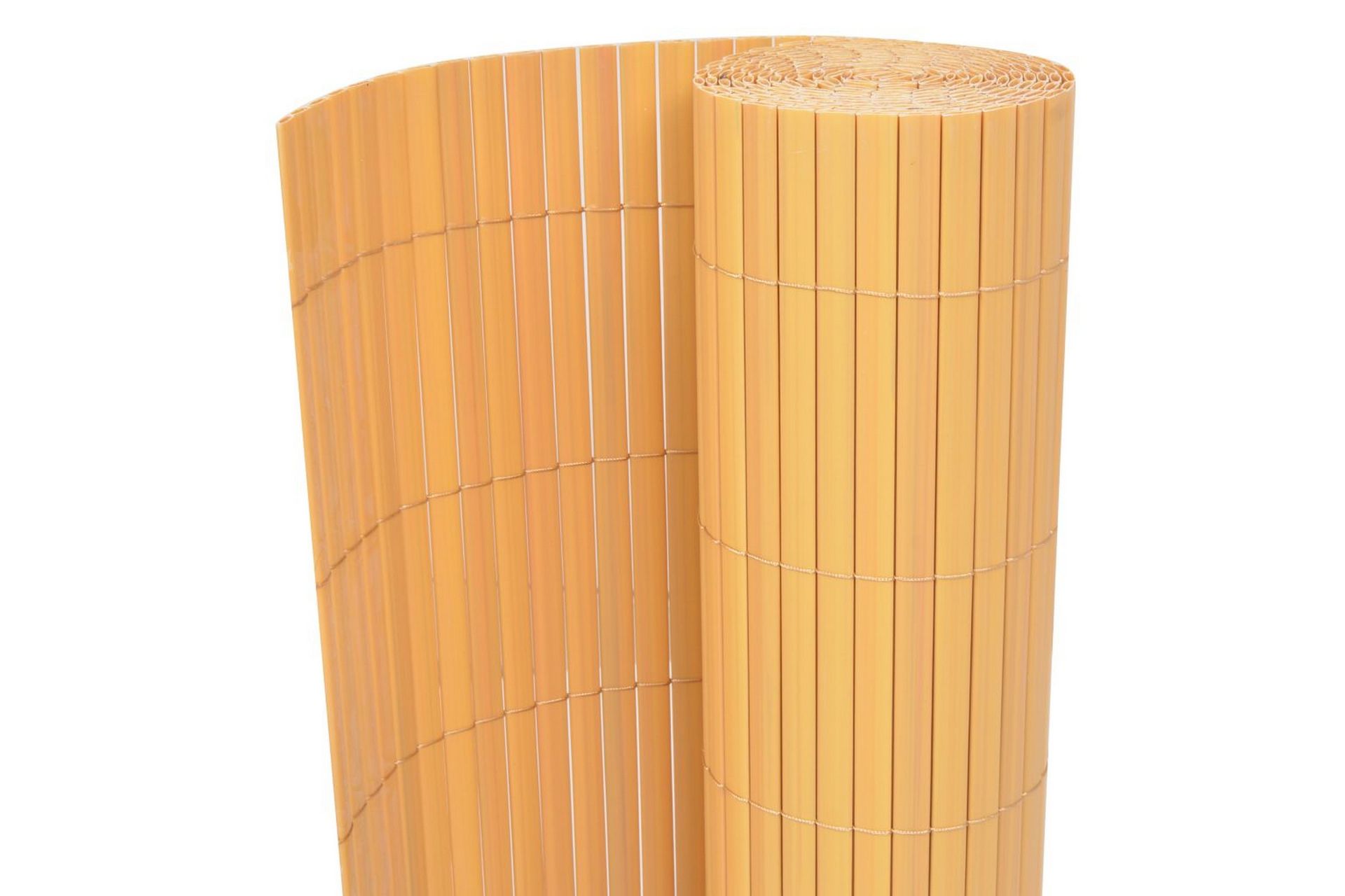 Dobbelsidet hagegjerde PVC 90x300 cm gul - Hus & oppussing - Innsynsbeskyttelse & innhegning - Gjerde