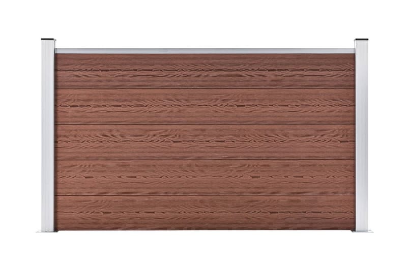 Hagegjerde WPC 180x105 cm brun - Hus & oppussing - Innsynsbeskyttelse & innhegning - Gjerde