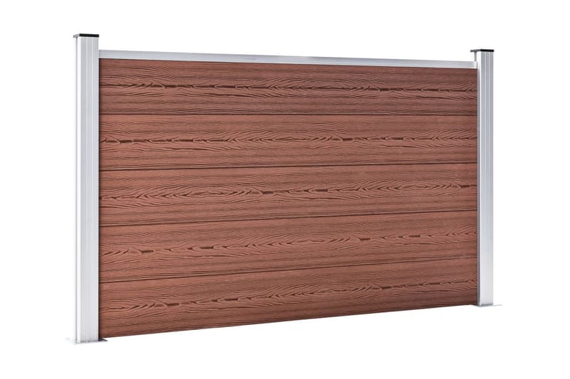 Hagegjerde WPC 180x105 cm brun - Hus & oppussing - Innsynsbeskyttelse & innhegning - Gjerde