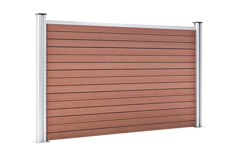 Hagegjerde WPC 180x105 cm brun - Hus & oppussing - Innsynsbeskyttelse & innhegning - Gjerde