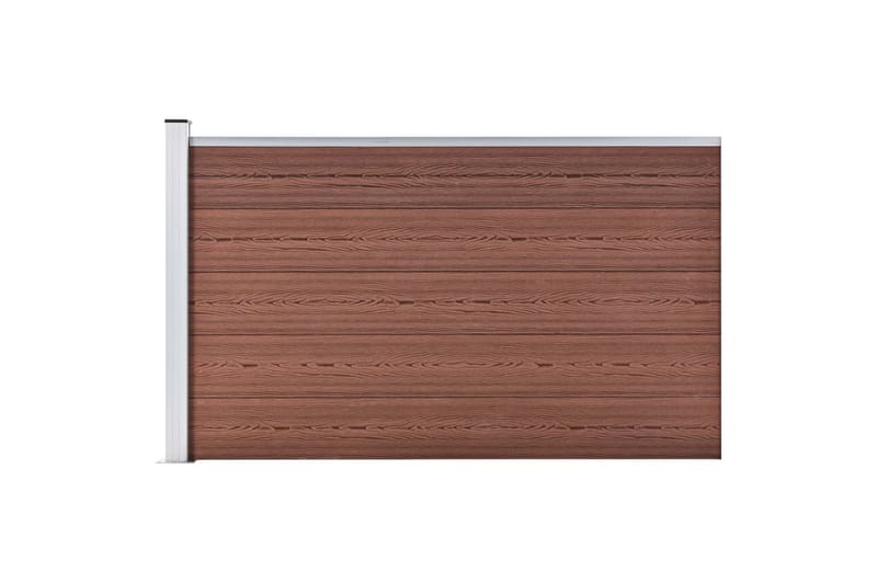 Hagegjerde WPC 180x105 cm brun - Hus & oppussing - Innsynsbeskyttelse & innhegning - Gjerde