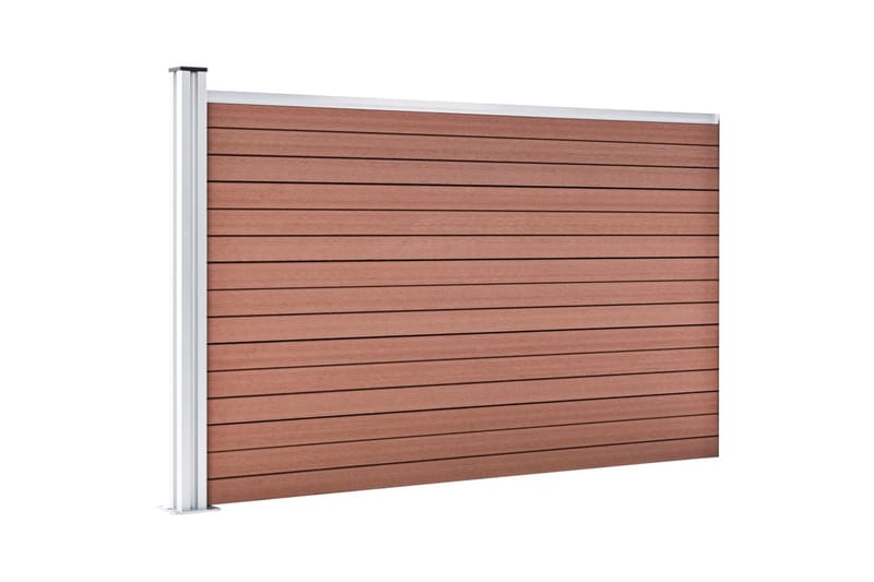 Hagegjerde WPC 180x105 cm brun - Hus & oppussing - Innsynsbeskyttelse & innhegning - Gjerde