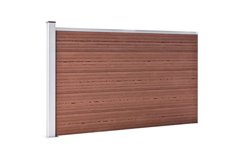 Hagegjerde WPC 180x105 cm brun - Hus & oppussing - Innsynsbeskyttelse & innhegning - Gjerde