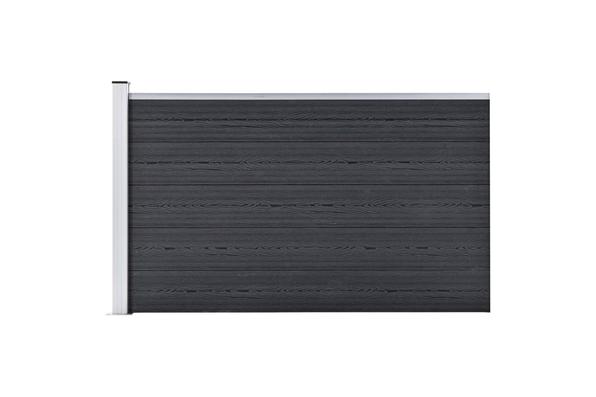 Hagegjerde WPC 180x105 cm grå - Hus & oppussing - Innsynsbeskyttelse & innhegning - Gjerde