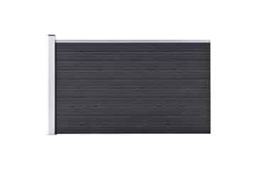 Hagegjerde WPC 180x105 cm grå - Hus & oppussing - Innsynsbeskyttelse & innhegning - Gjerde