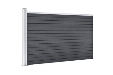 Hagegjerde WPC 180x105 cm grå - Hus & oppussing - Innsynsbeskyttelse & innhegning - Gjerde