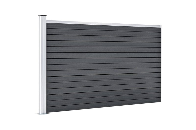 Hagegjerde WPC 180x105 cm grå - Hus & oppussing - Innsynsbeskyttelse & innhegning - Gjerde