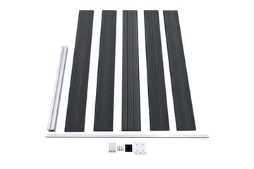 Hagegjerde WPC 180x105 cm grå - Hus & oppussing - Innsynsbeskyttelse & innhegning - Gjerde