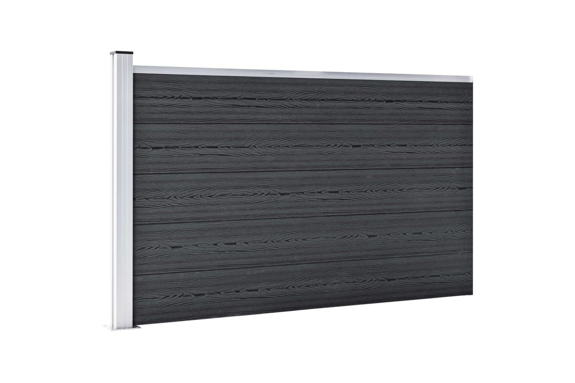 Hagegjerde WPC 180x105 cm grå - Hus & oppussing - Innsynsbeskyttelse & innhegning - Gjerde