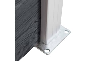 Hagegjerde WPC 353x106 cm grå - Hus & oppussing - Innsynsbeskyttelse & innhegning - Gjerde