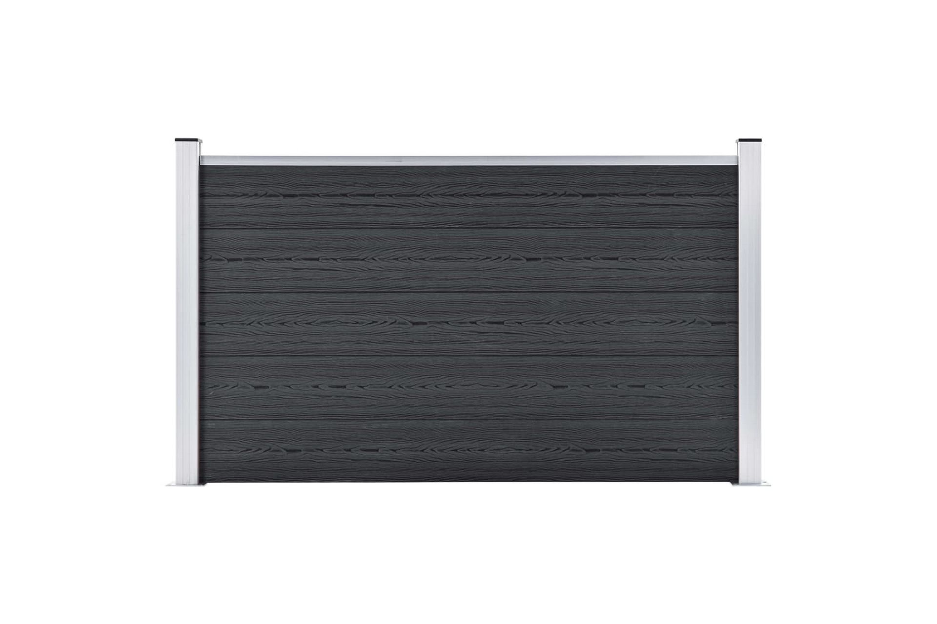 Hagegjerde WPC 353x106 cm grå - Hus & oppussing - Innsynsbeskyttelse & innhegning - Gjerde