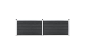 Hagegjerde WPC 353x106 cm grå - Hus & oppussing - Innsynsbeskyttelse & innhegning - Gjerde