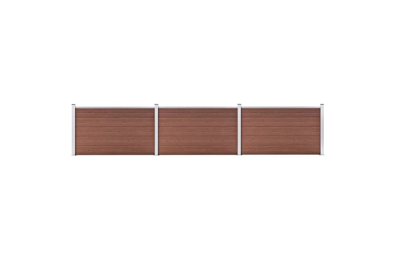 Hagegjerde WPC 526x106 cm brun - Hus & oppussing - Innsynsbeskyttelse & innhegning - Gjerde