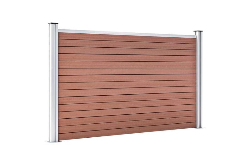 Hagegjerde WPC 872x106 cm brun - Hus & oppussing - Innsynsbeskyttelse & innhegning - Gjerde