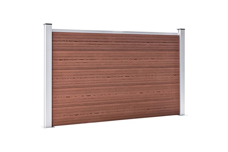 Hagegjerde WPC 872x106 cm brun - Hus & oppussing - Innsynsbeskyttelse & innhegning - Gjerde