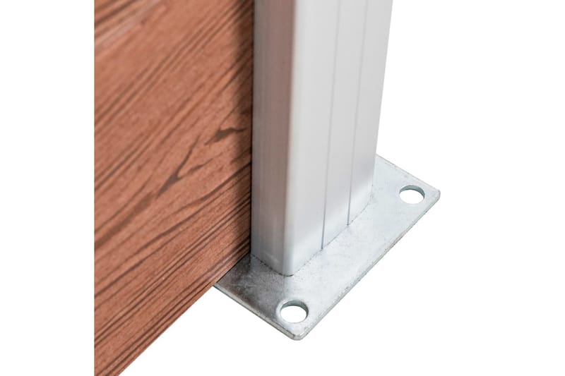 Hagegjerde WPC 872x106 cm brun - Hus & oppussing - Innsynsbeskyttelse & innhegning - Gjerde