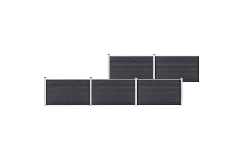 Hagegjerde WPC 872x106 cm grå - Hus & oppussing - Innsynsbeskyttelse & innhegning - Gjerde