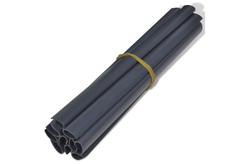 Hageskjerm PVC 70x0,19 m mørkegrå - Plastgjerde