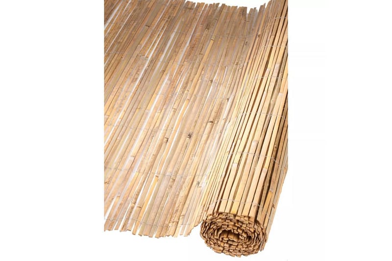 Nature Hageskjerm bambus 1x5 m - Plastgjerde
