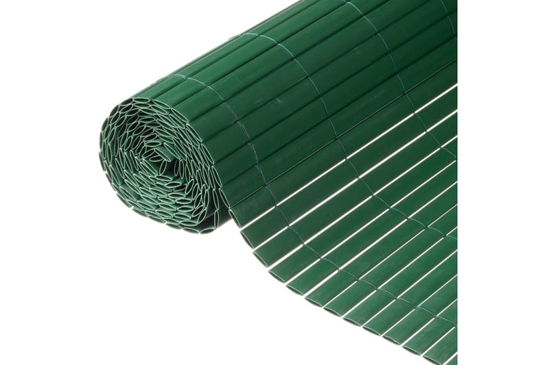 Nature Hageskjerm dobbeltsidig PVC 1,5x3m grønn - Plastgjerde